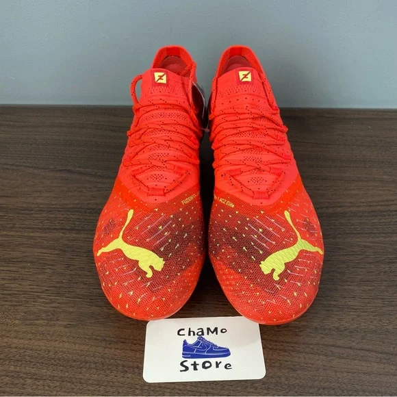 PUMA FUTURE Z 1.4 FG/AG FEARLESS FIERY Coral Soccer Cleats 106989 03 Sz 10.5 - Picture 2 of 8